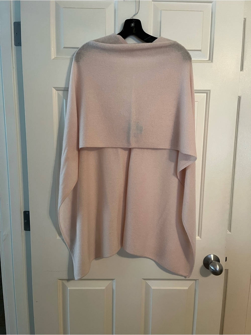 Letarte 100% Cashmere Draped Cape Poncho